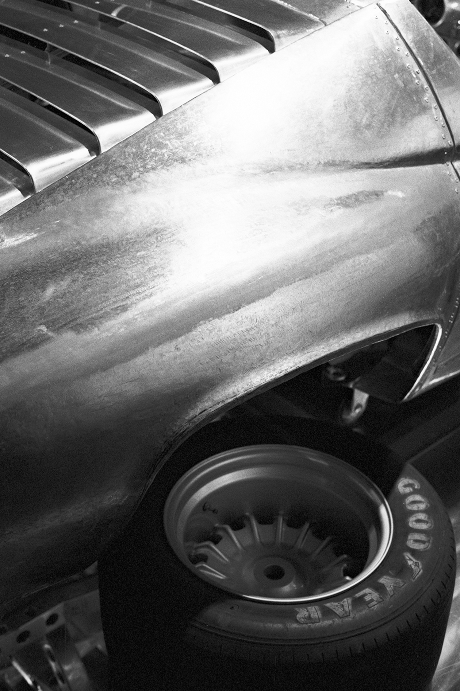 "Aluminum replica of the original bodywork of Jota Lamborghini Museo Nazionale dell'Automobile di Torino"