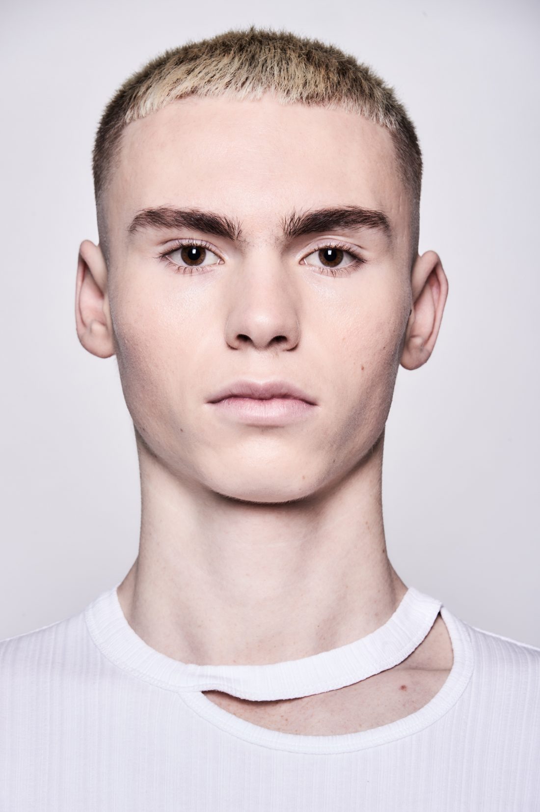 "Angel Man Beauty face close up photo"