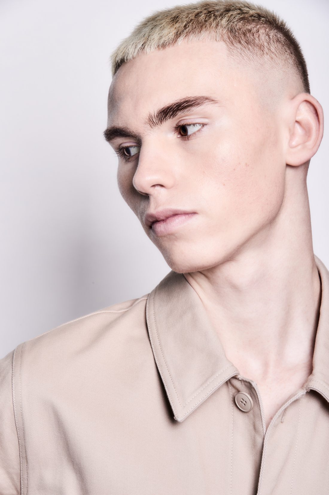 "Angel Man Beauty face close up photo"