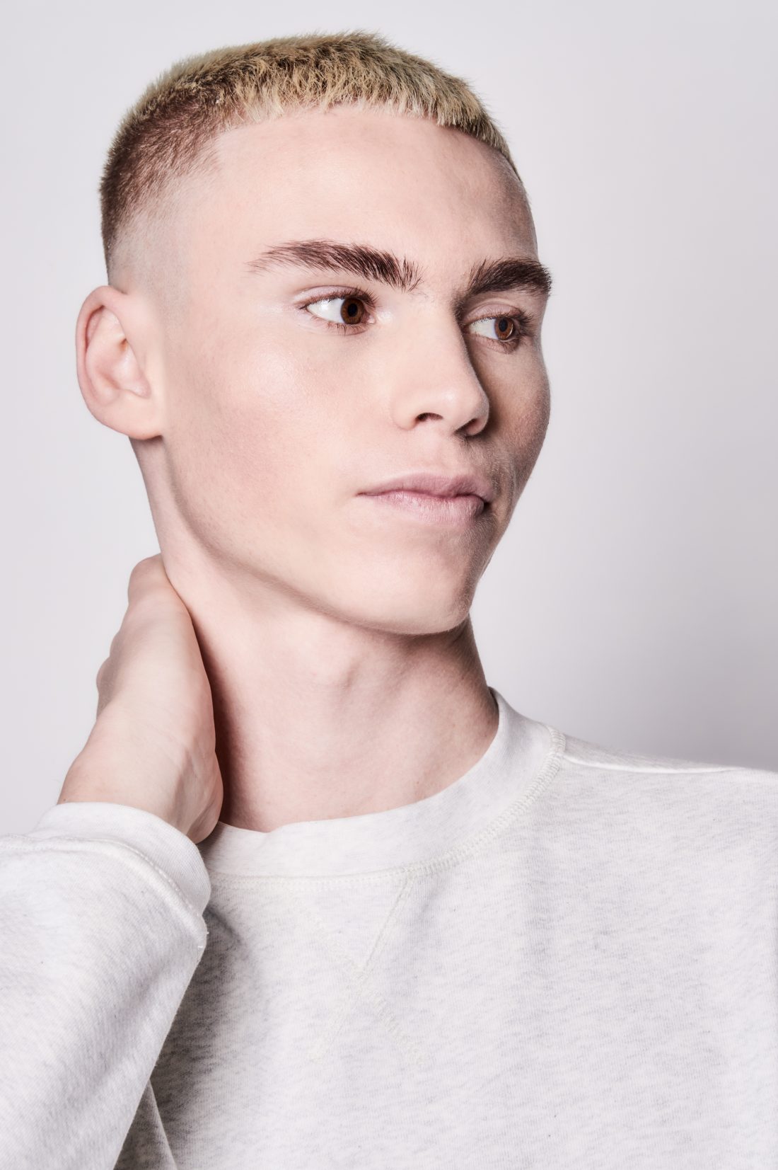 "Angel Man Beauty face close up photo"