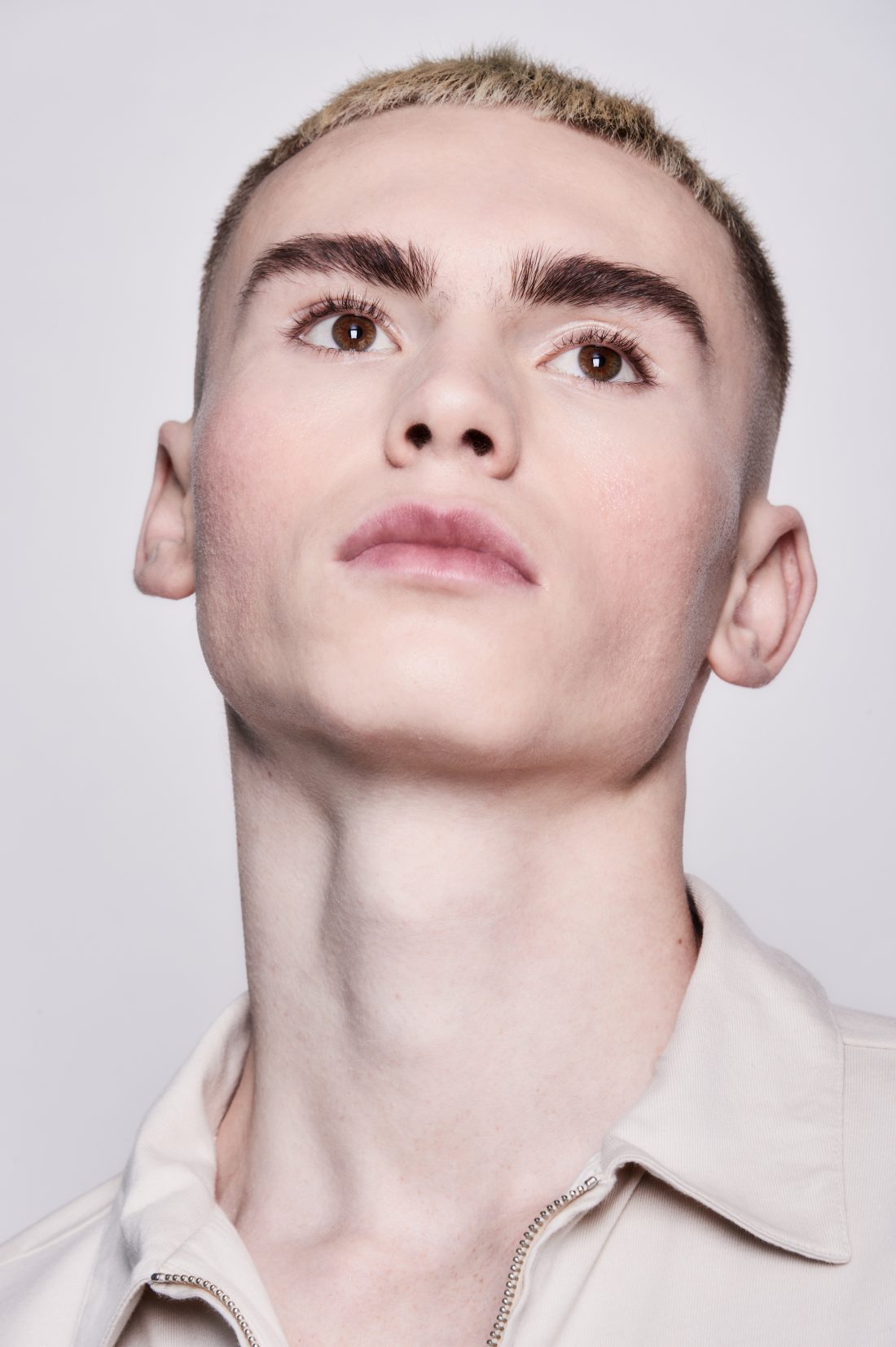 "Angel Man Beauty face close up photo"